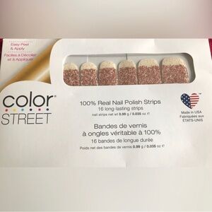 Color Street Nail Polish Strips “Coming up rose gold”
